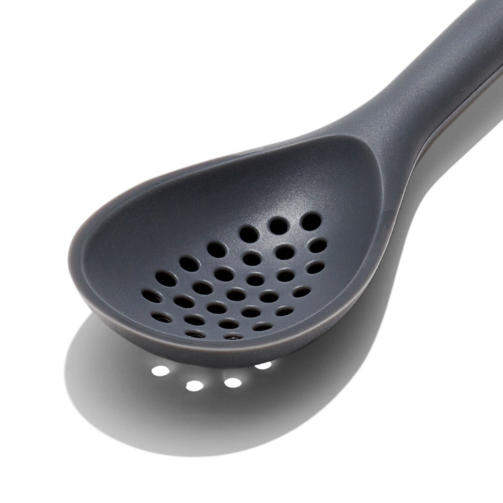 OXO Good Grips Silicone Slotted Spoon - Peppercorn