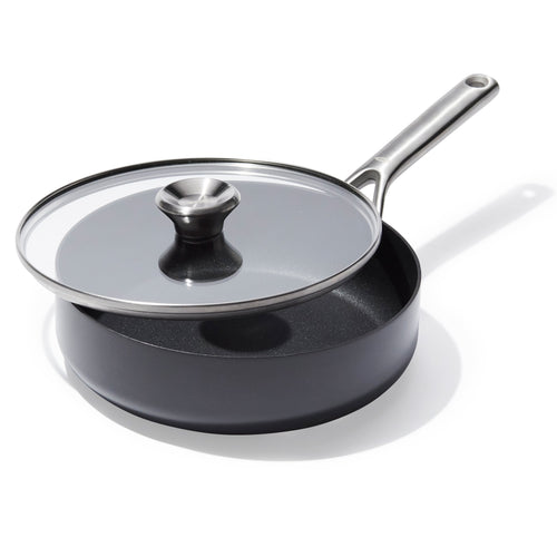 Ceramic Professional Non-Stick 3-Quart Sauté Pan with Lid