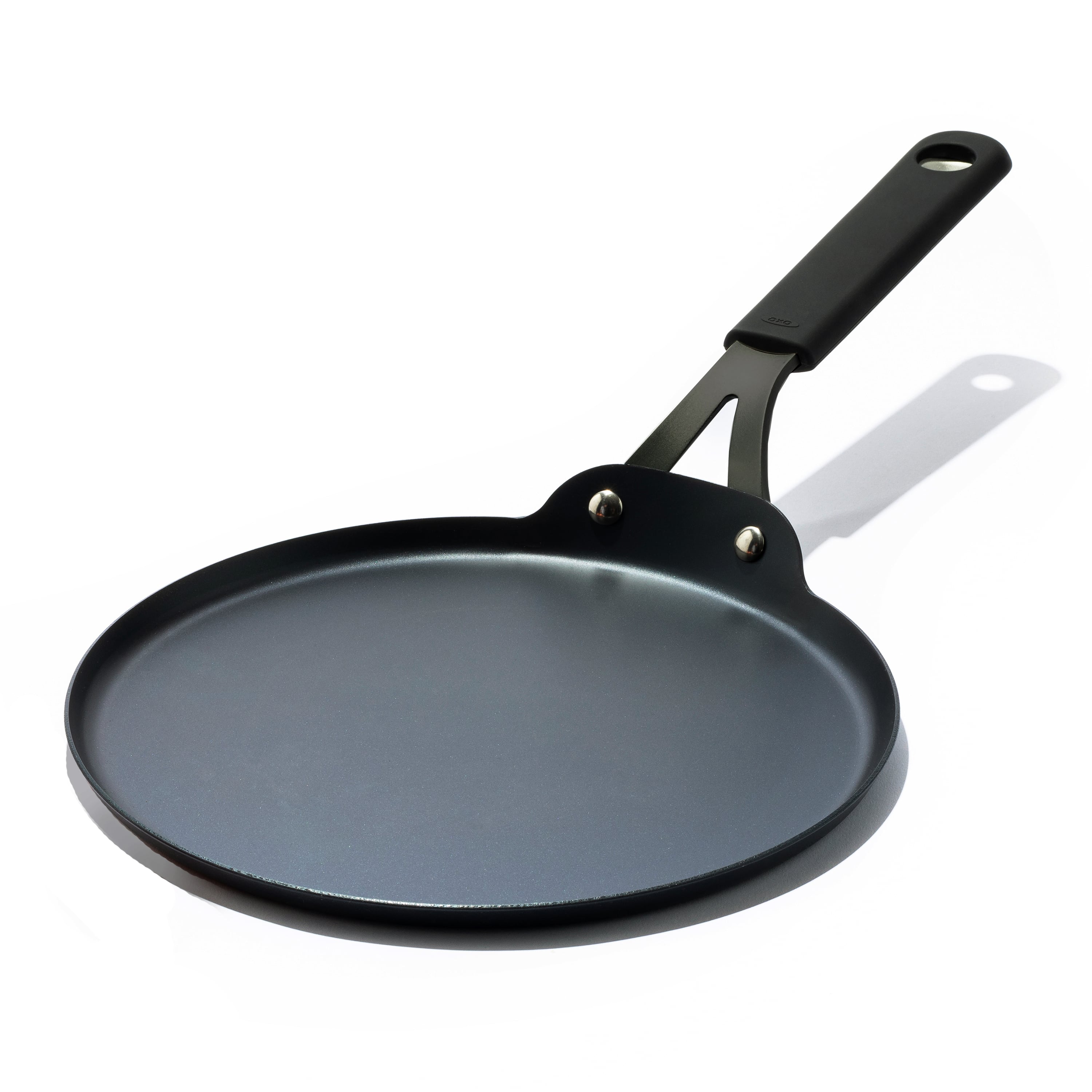 Obsidian Carbon Steel 10-Inch Crêpe Pan with Silicone Sleeve