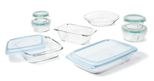 14-Piece Glass Bake, Serve & Store Set