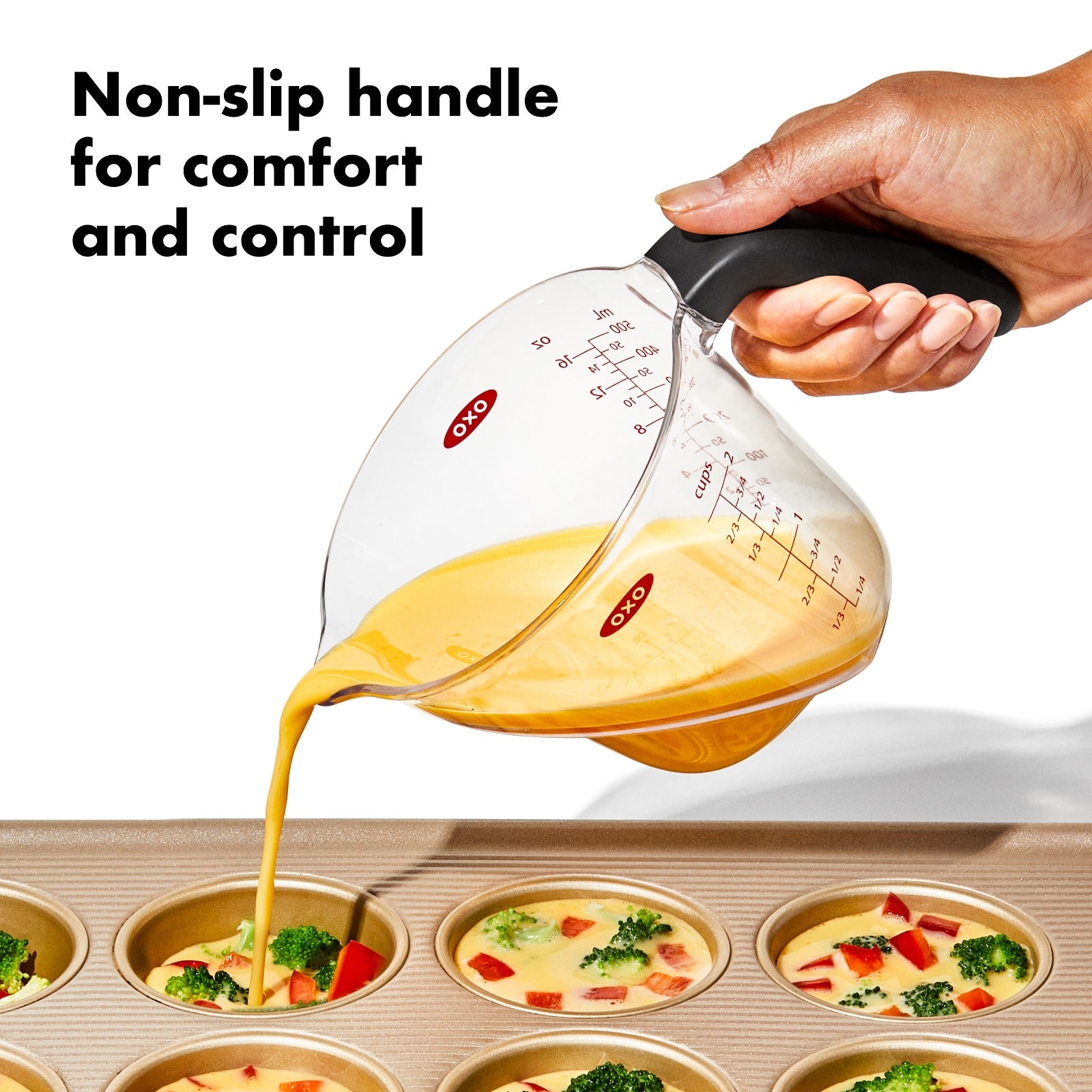 3 Piece Angled Measuring Cup Set