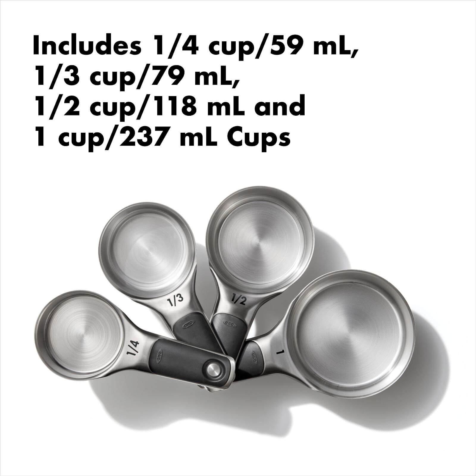 Stainless Steel Measuring Cups and Spoons Set