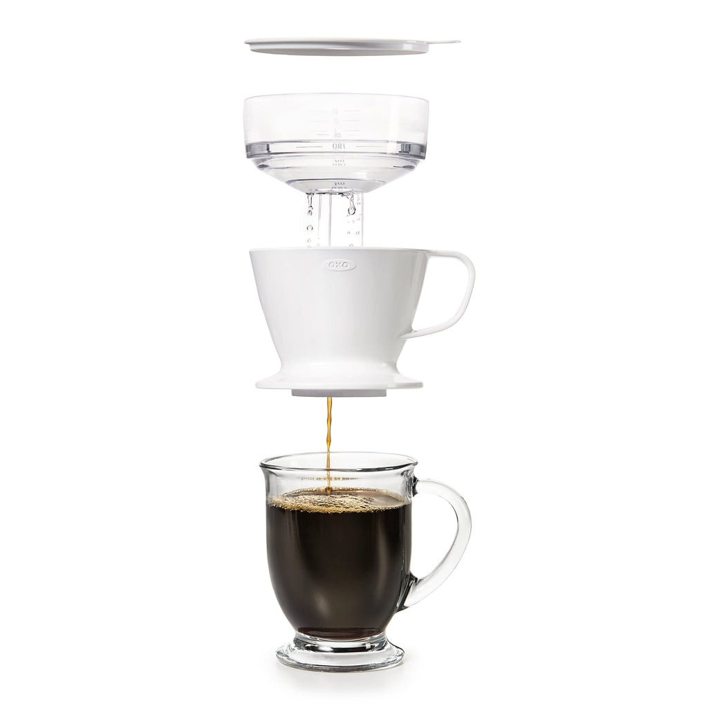 Pour-Over Coffee Maker with Water Tank
