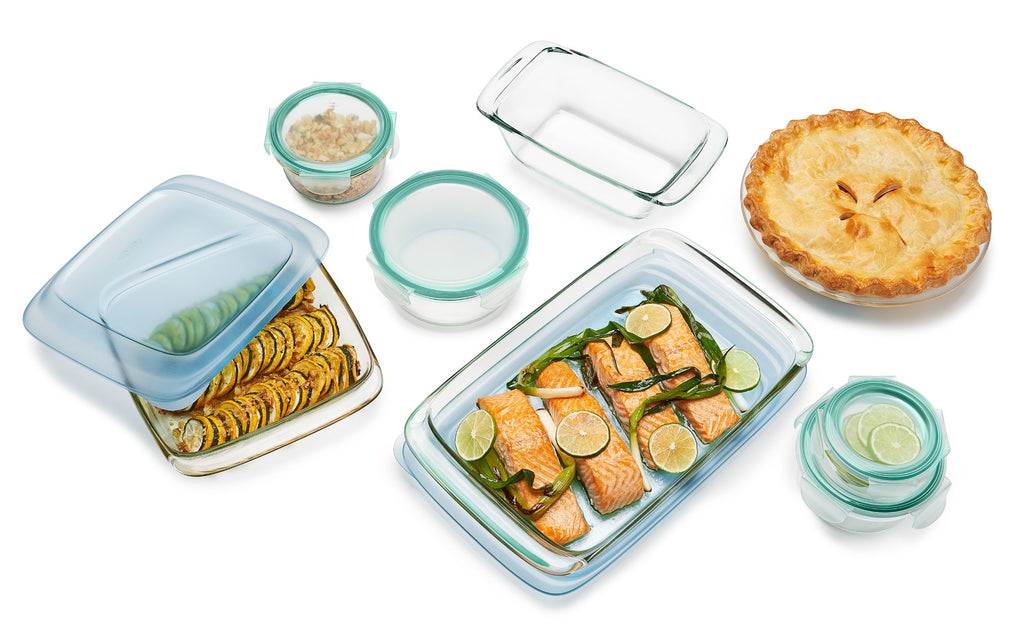 14-Piece Glass Bake, Serve & Store Set