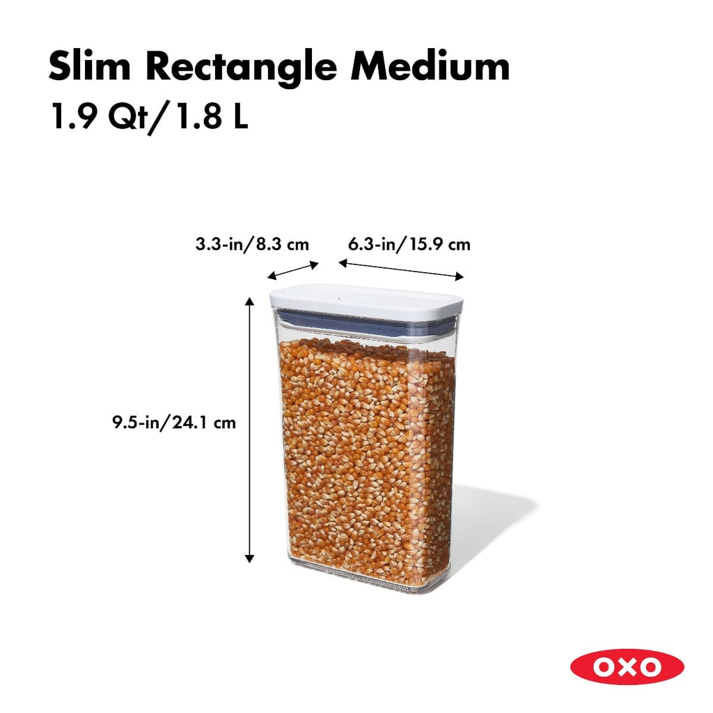 POP Container - Slim Rectangle Medium (1.9 Qt.)