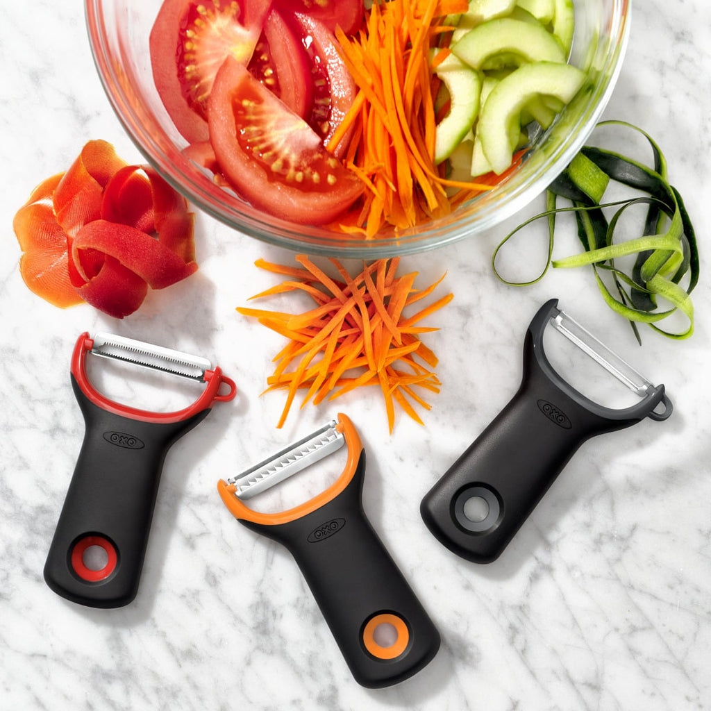 3-Piece Prep Peeler Set, Assorted Blades