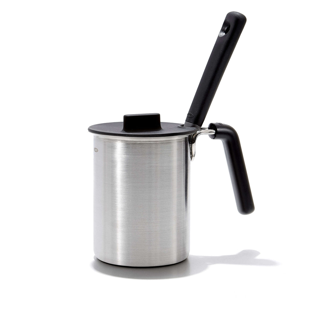 Grilling Basting Pot and Brush Set