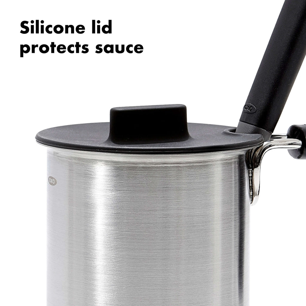 Grilling Basting Pot and Brush Set