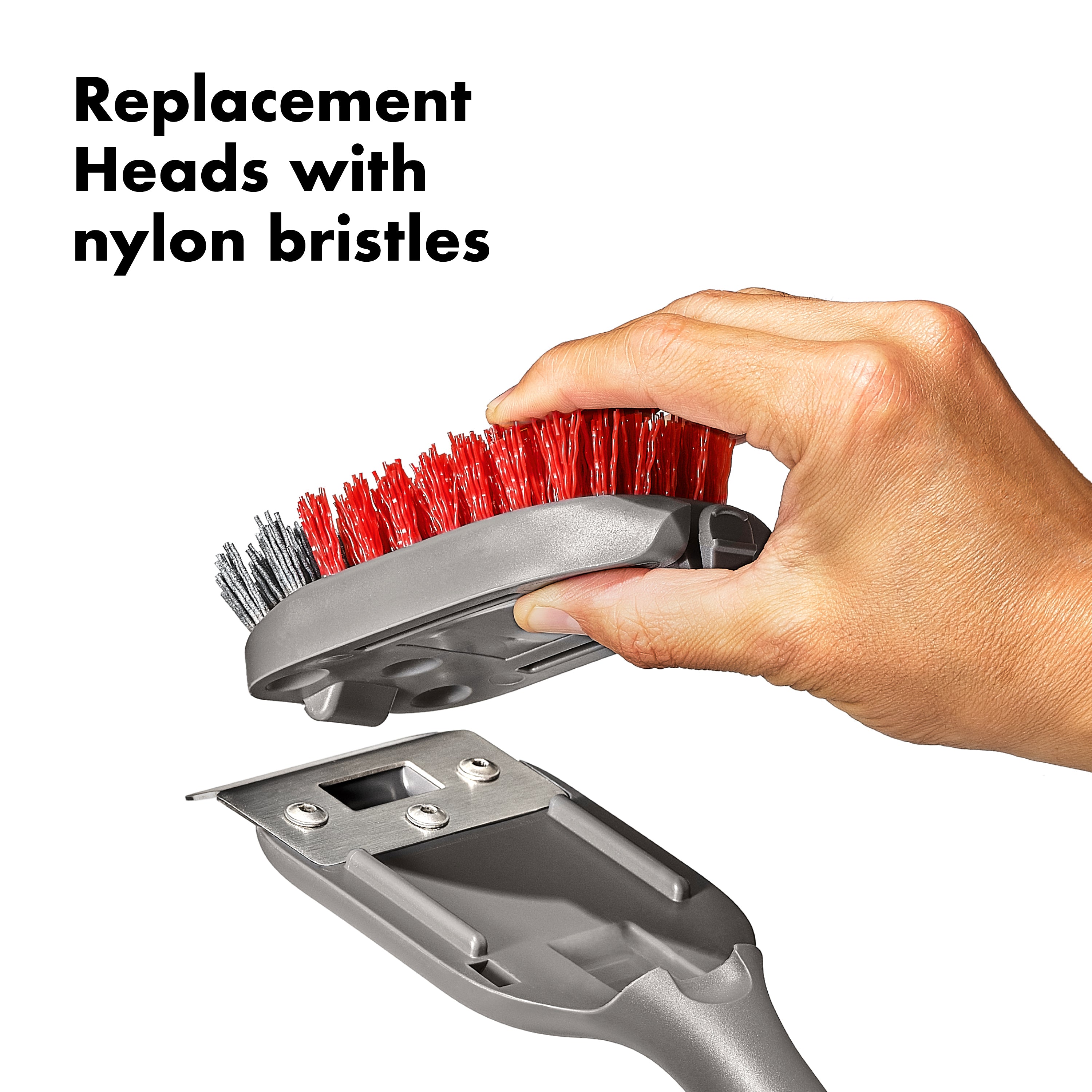 OXO Good Grips Nylon Grill Brush for Cold Cleaning Replacement Heads