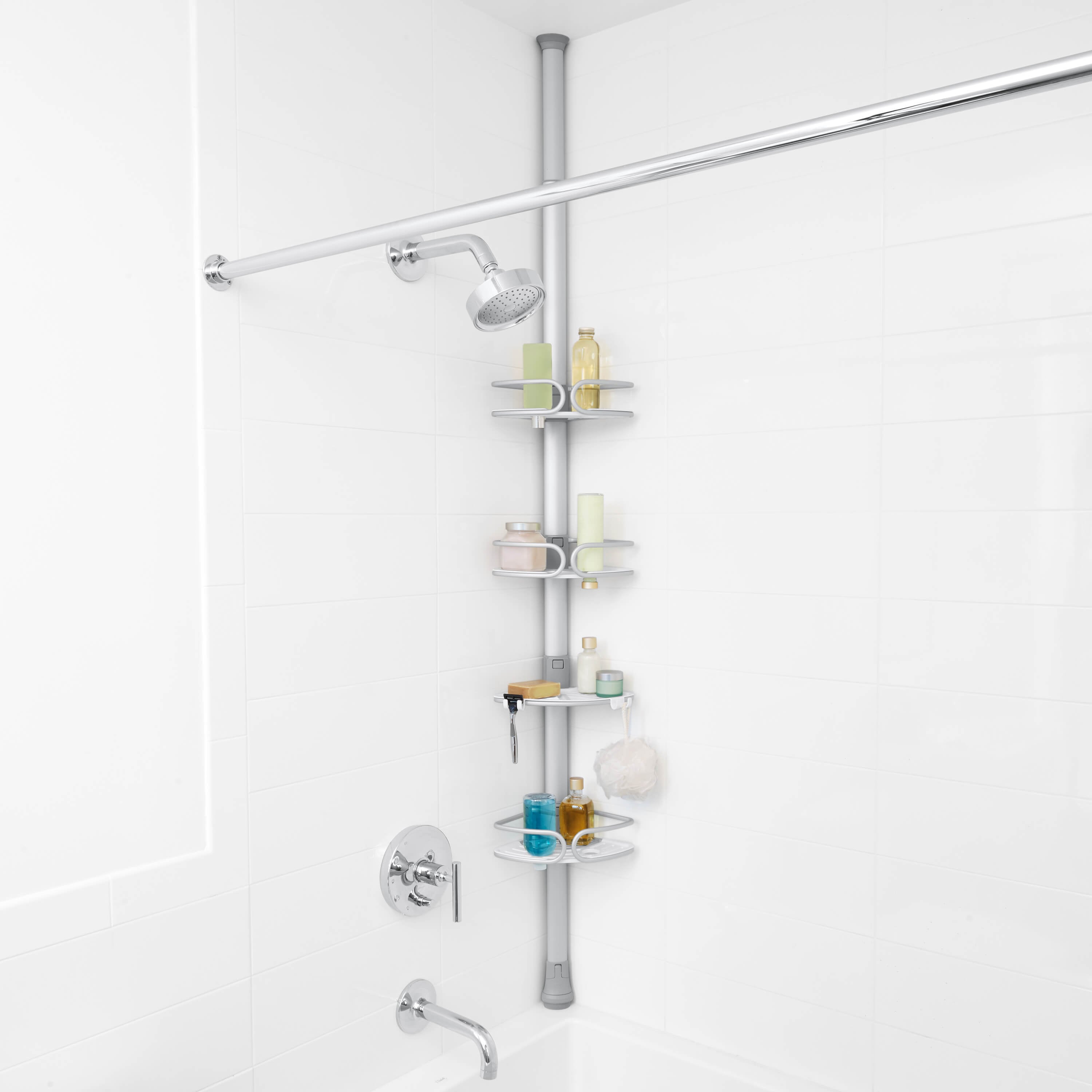 Quick-Extend Aluminum Pole Caddy
