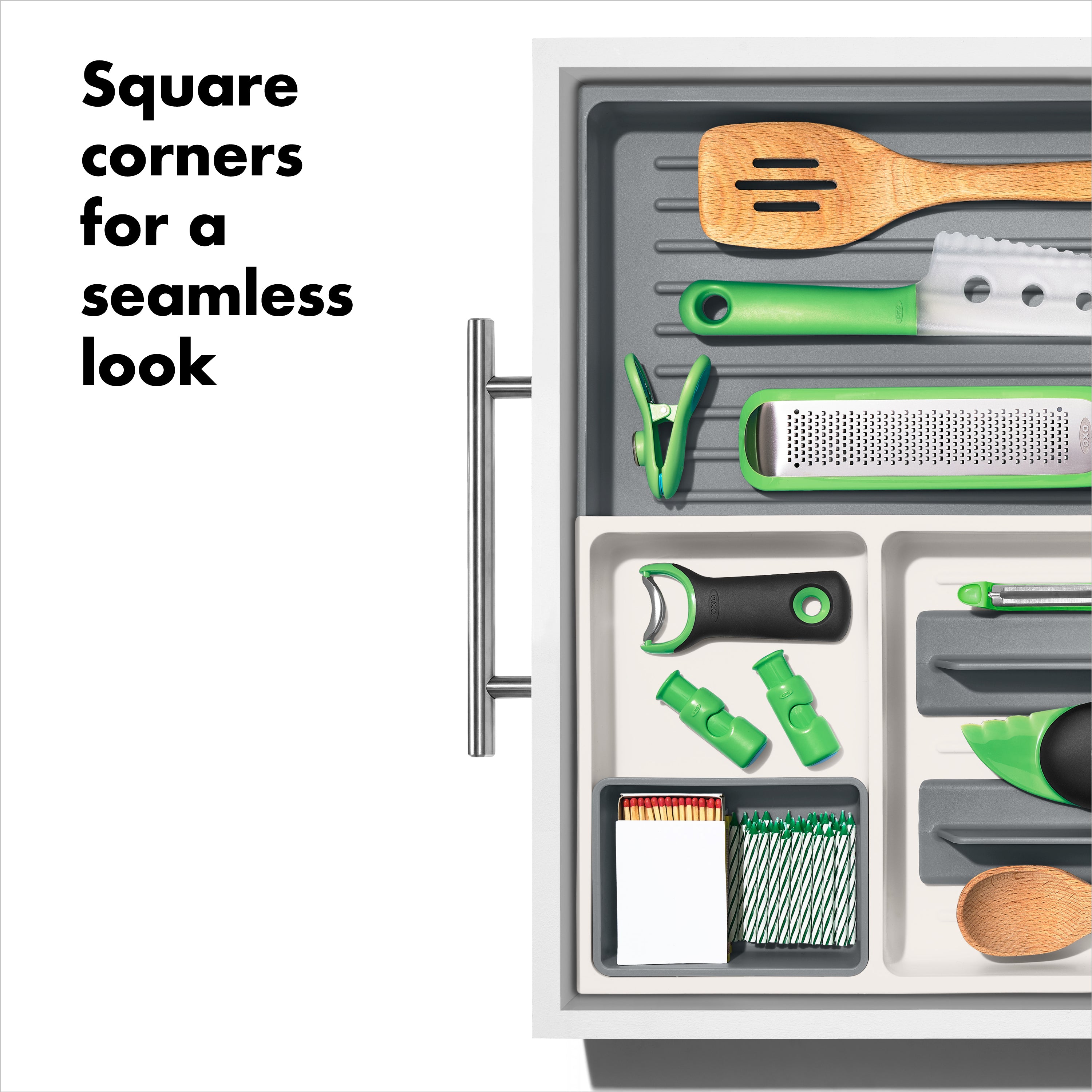 Large Expandable Kitchen Tool Drawer Organizer