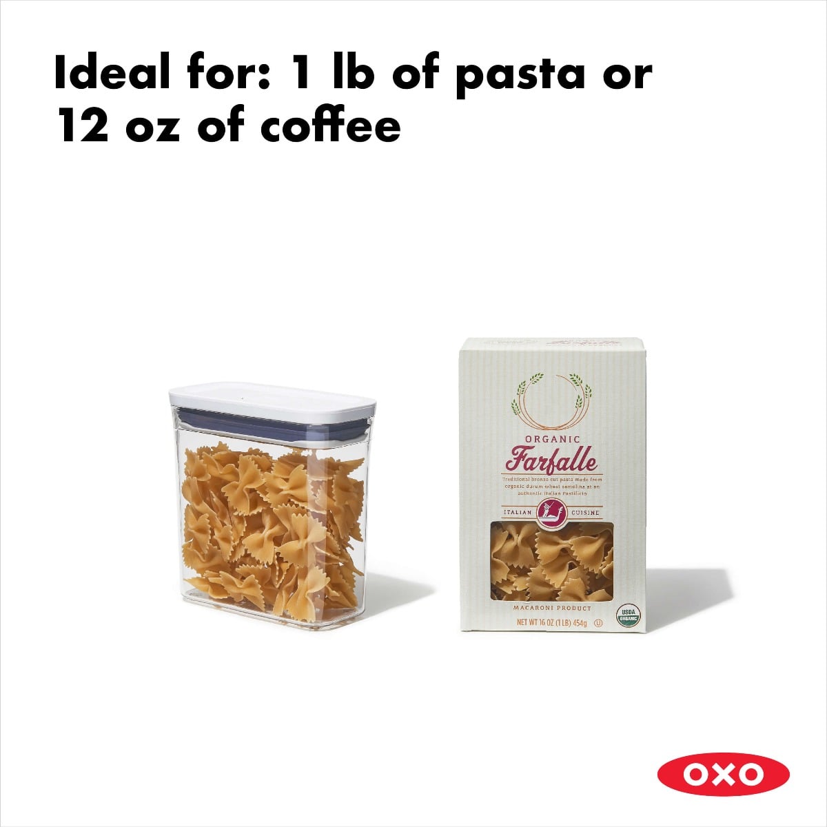 POP Container - Slim Rectangle Short (1.2 Qt.)