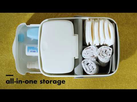 Diaper Caddy with Changing Mat