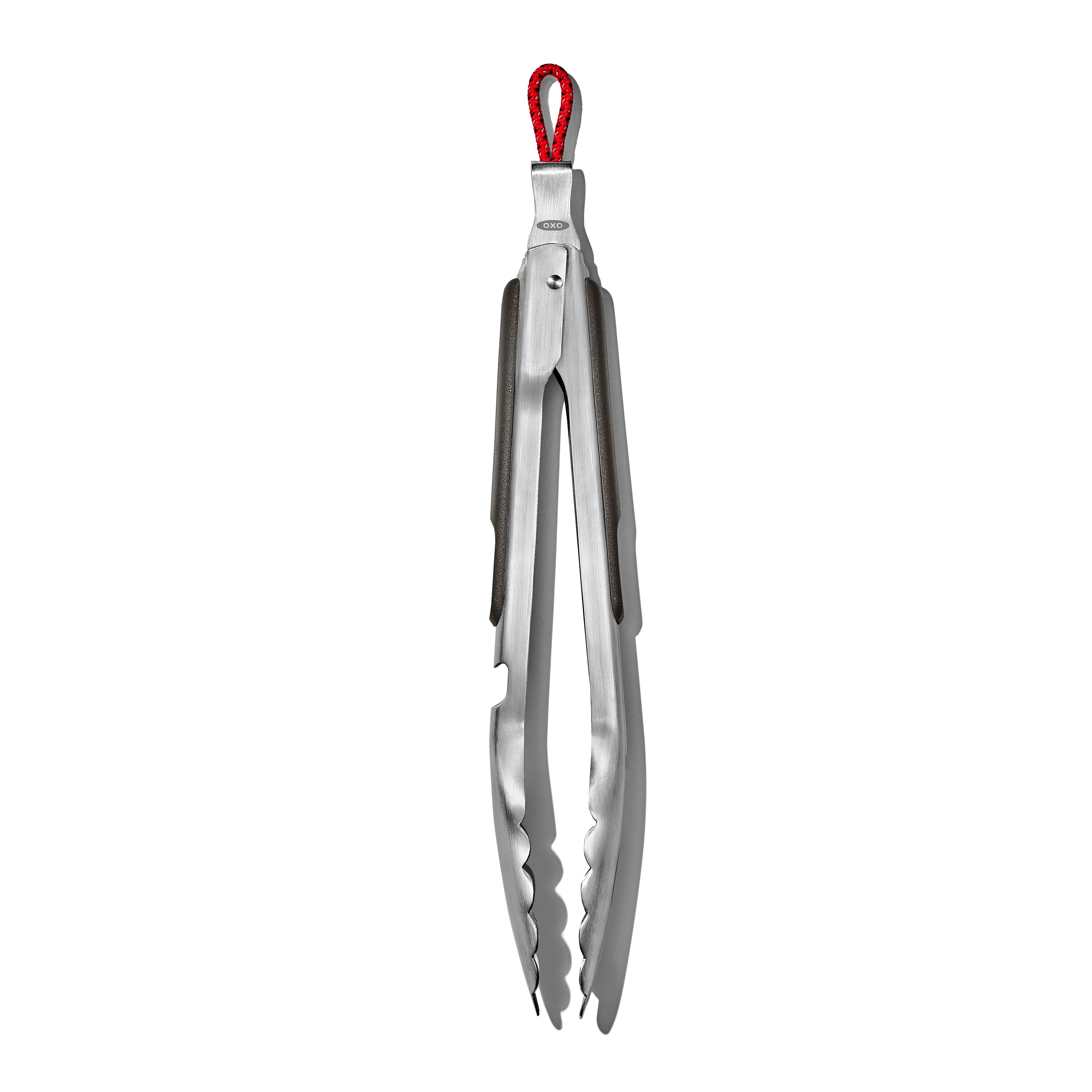 OXO Outdoor 10.5in Camp Stove Tongs with Bottle Opener