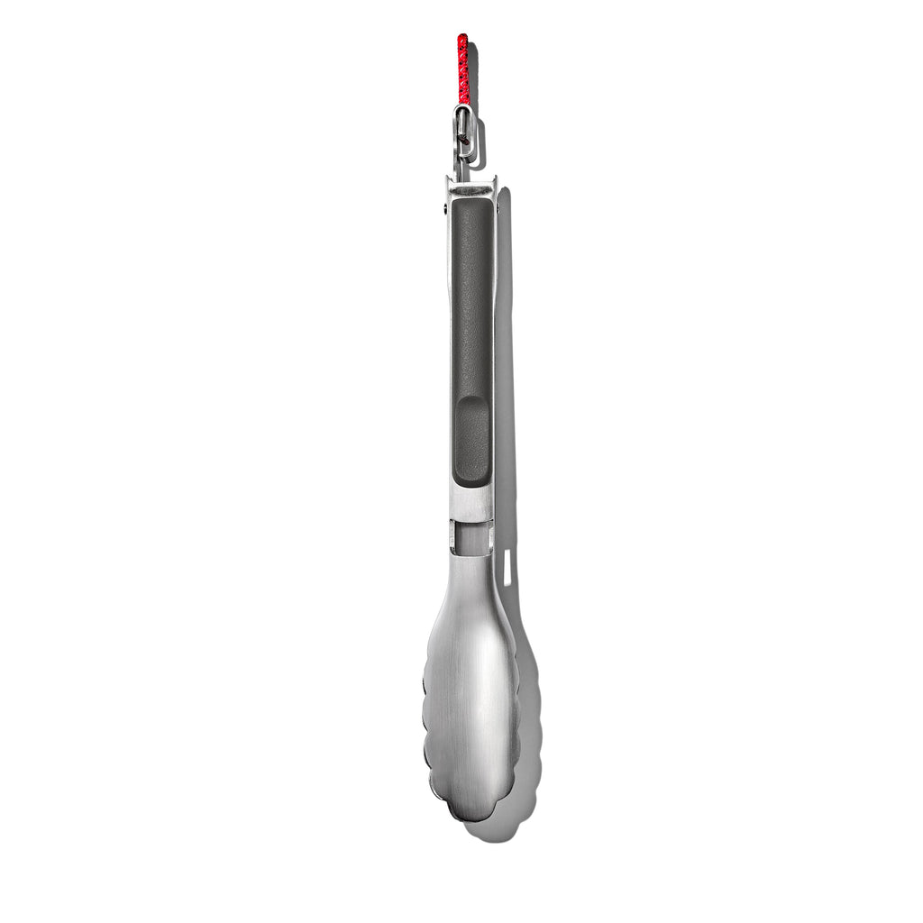 OXO Outdoor 10.5in Camp Stove Tongs with Bottle Opener