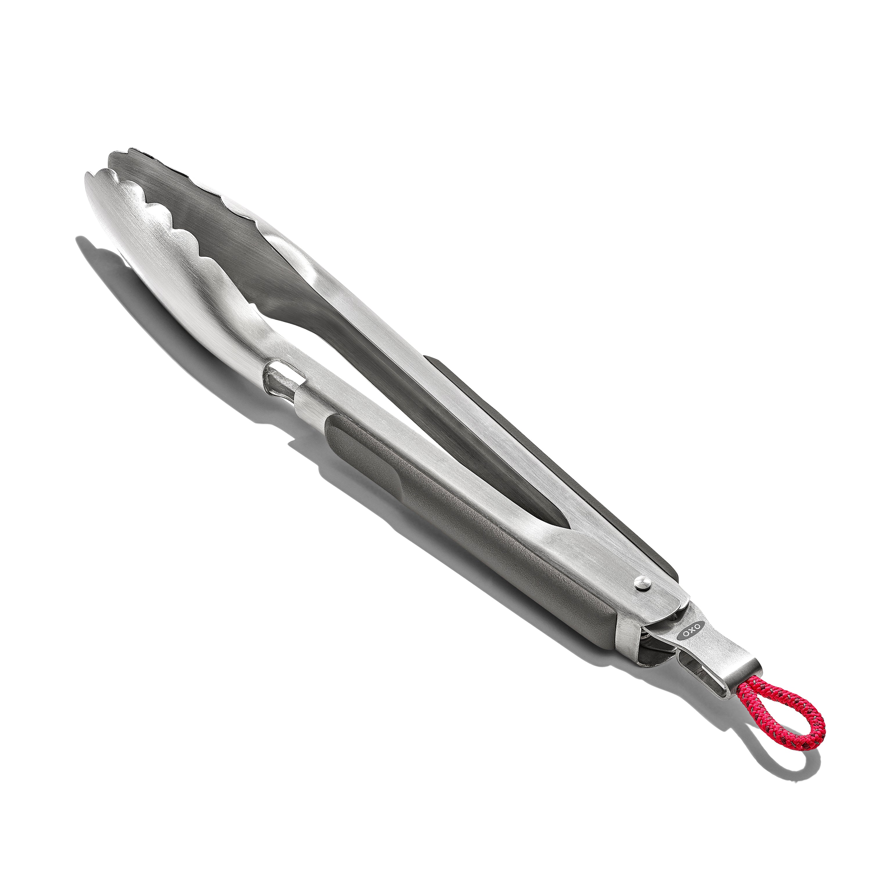 OXO Outdoor 10.5in Camp Stove Tongs with Bottle Opener