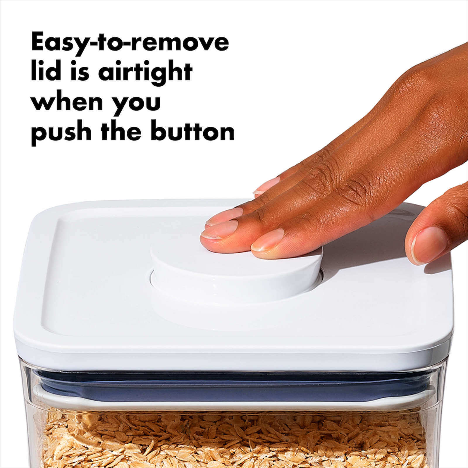 POP Container - Rectangle Medium (2.7 Qt.) - White