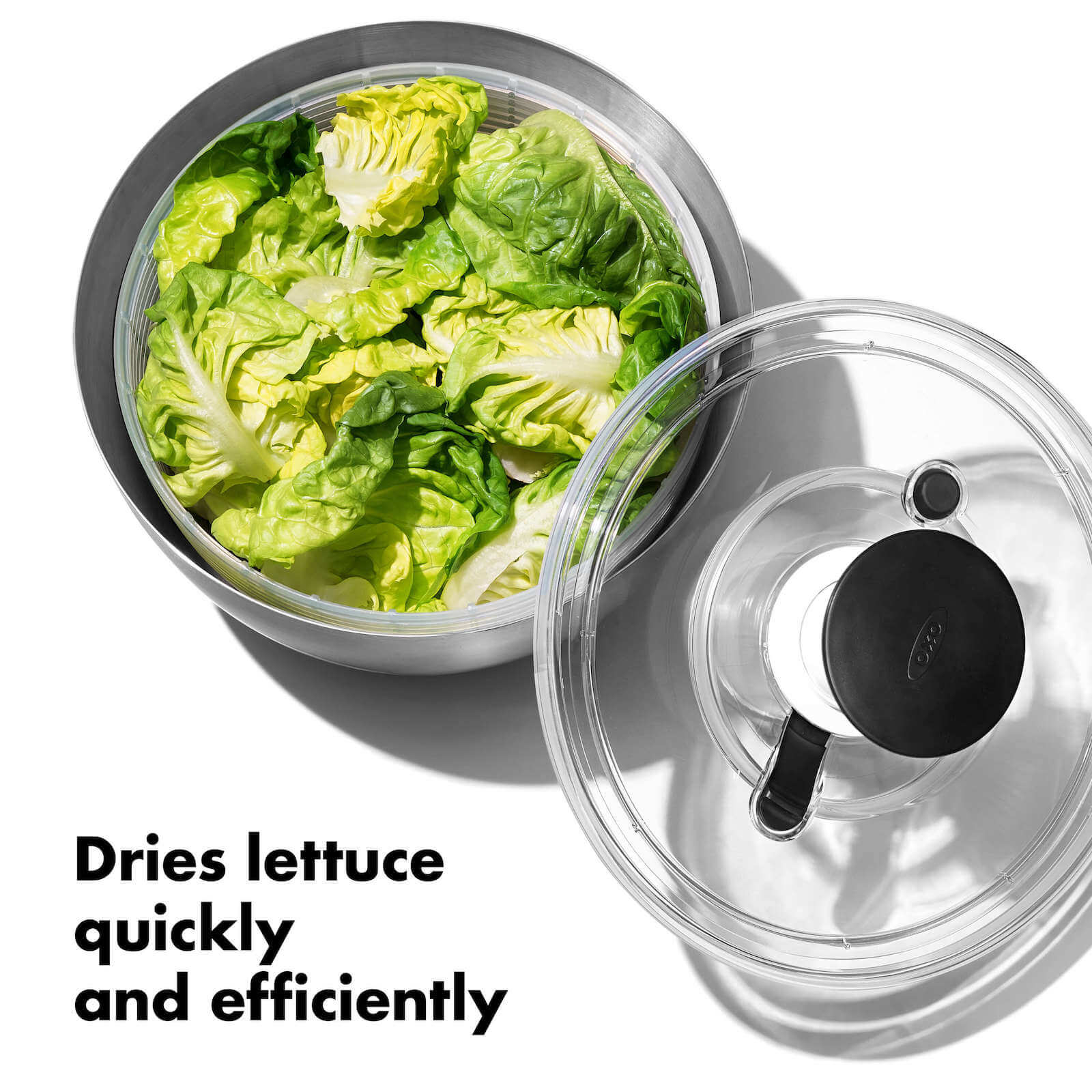 Steel Salad Spinner