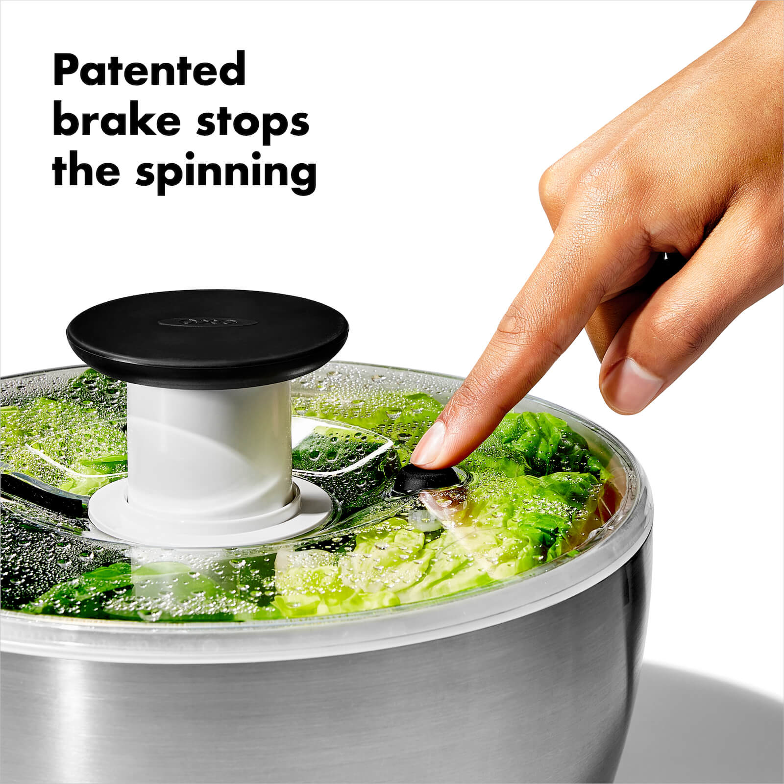 Steel Salad Spinner