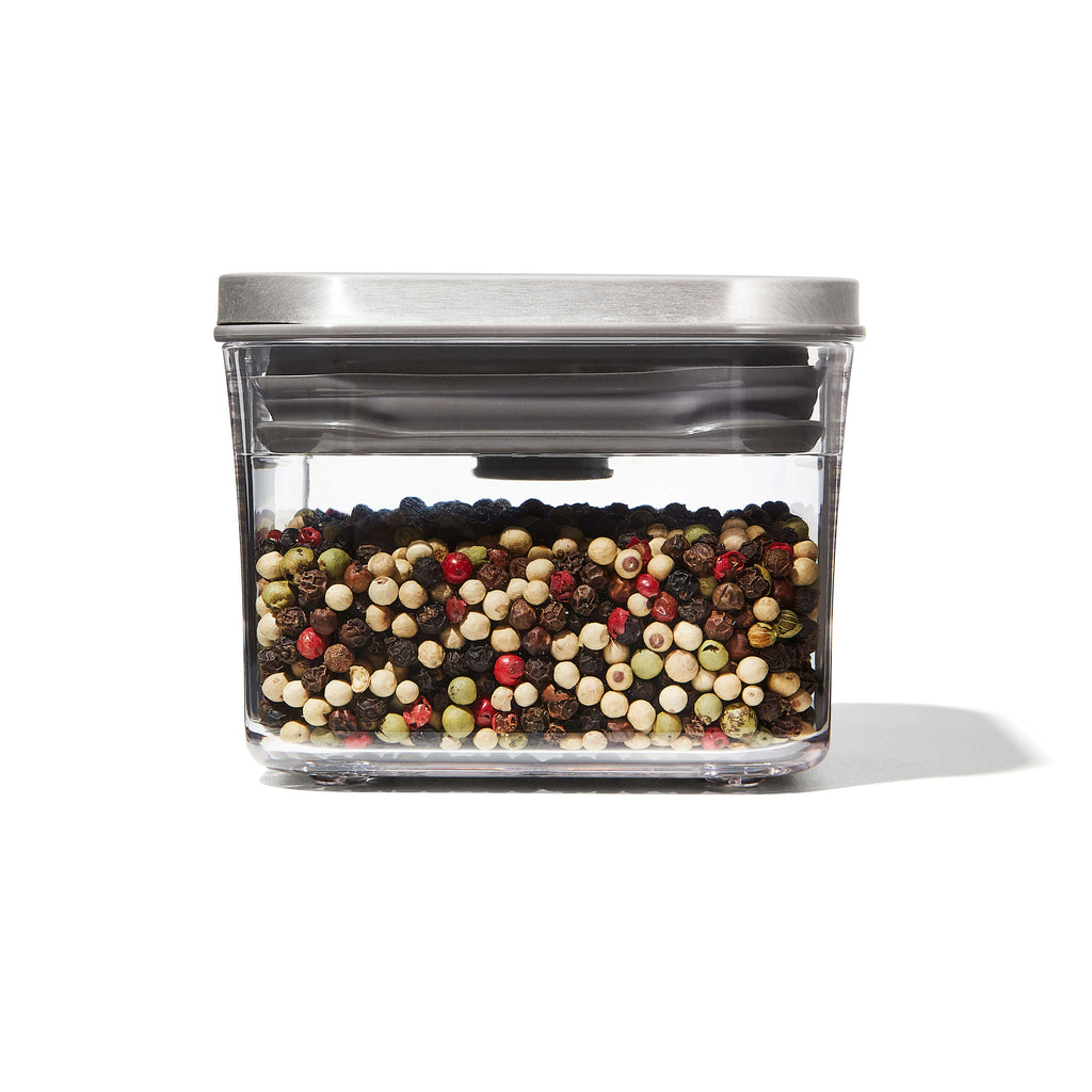 POP Container - Small Square Mini (0.4 Qt) - Steel