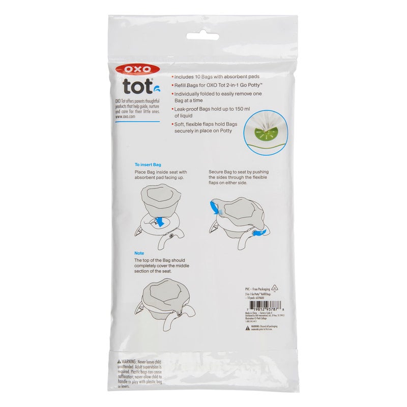 2-in-1 Go Potty™ Refill Bags - 10 Pack