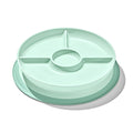 Stick & Stay Suction Divided Plate