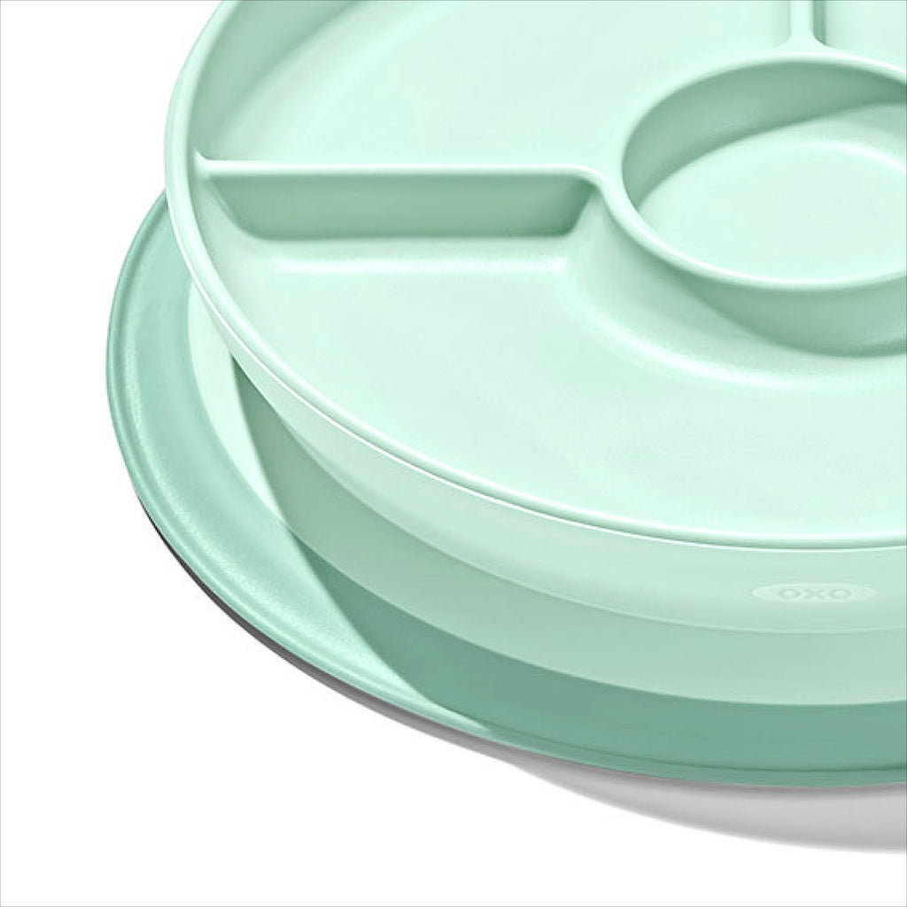 Stick & Stay Suction Divided Plate
