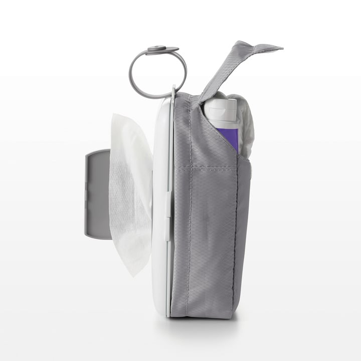 On-the-Go Wipes Dispenser with Diaper Pouch
