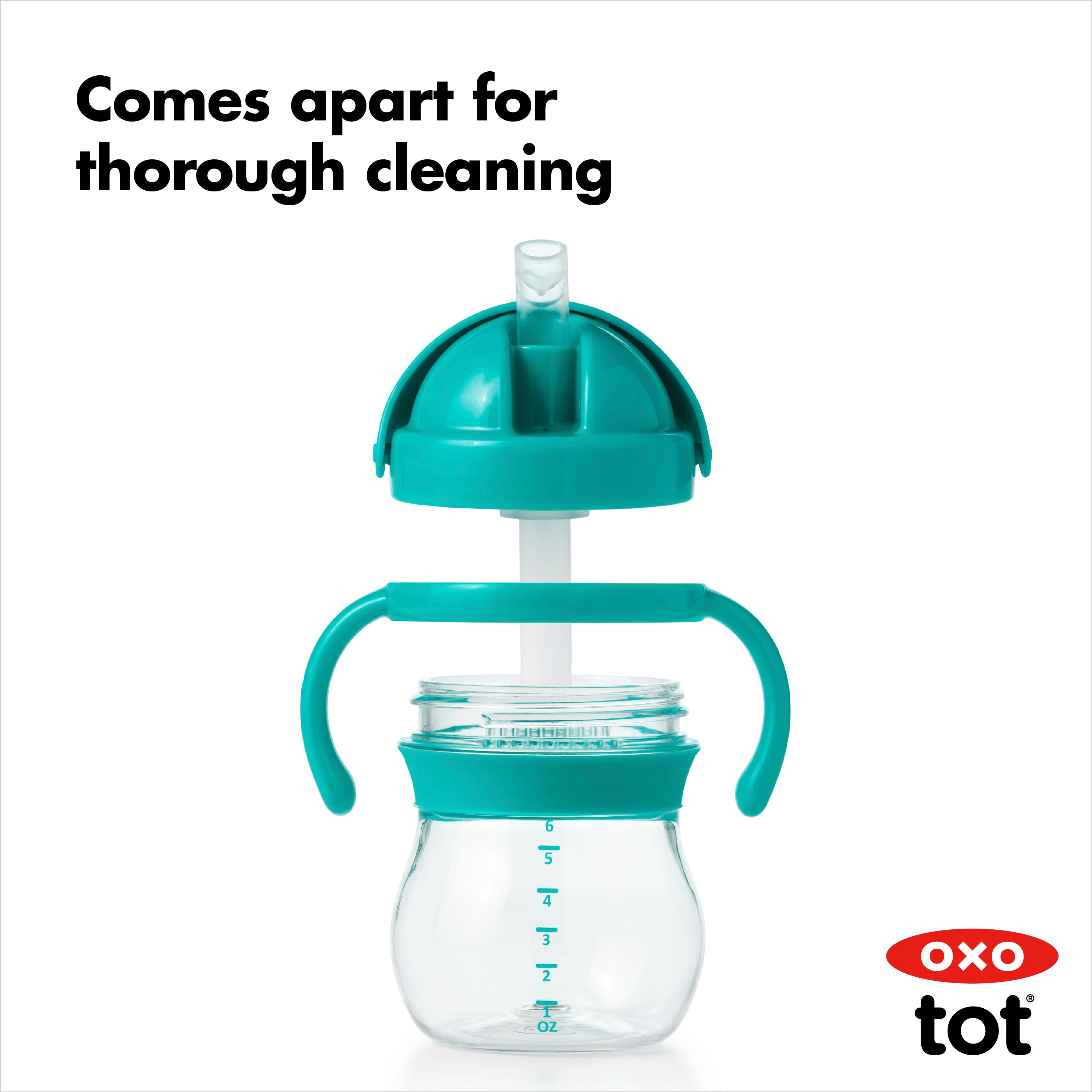 Transitions 6 oz Straw Cup with Handles
